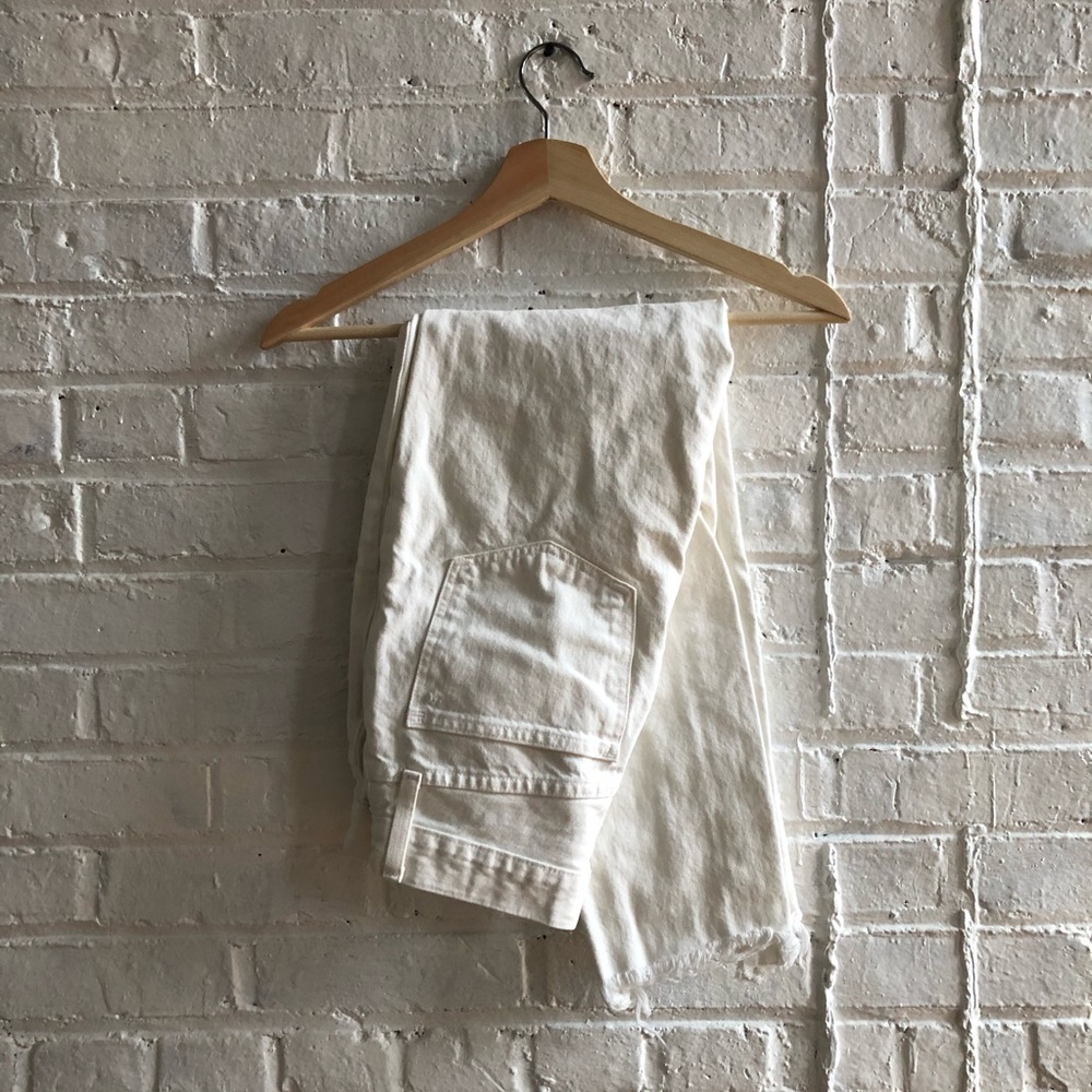 NWOT Madewell Perfect Summer Jeans in Tile White